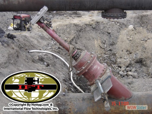 Hot Tapping Services Inch Wet Tap Pressure Taps On Pipeline