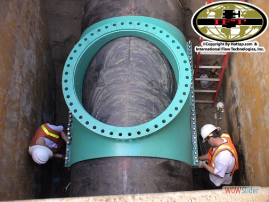 Hot Tapping Services 1 2 96inch Wet Tap Pressure Taps On Pipeline