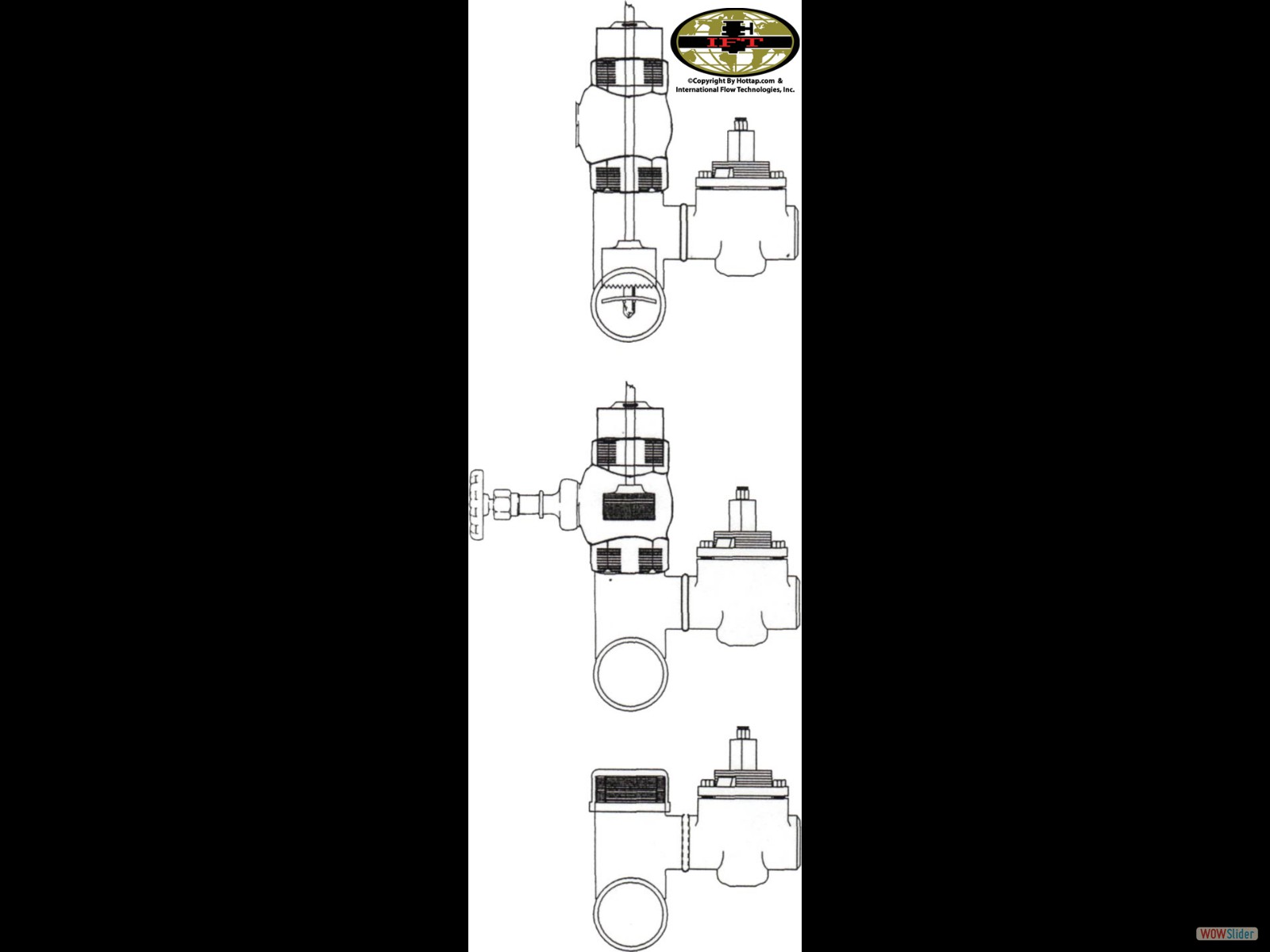 2D Laterial Tee Installation Diagram