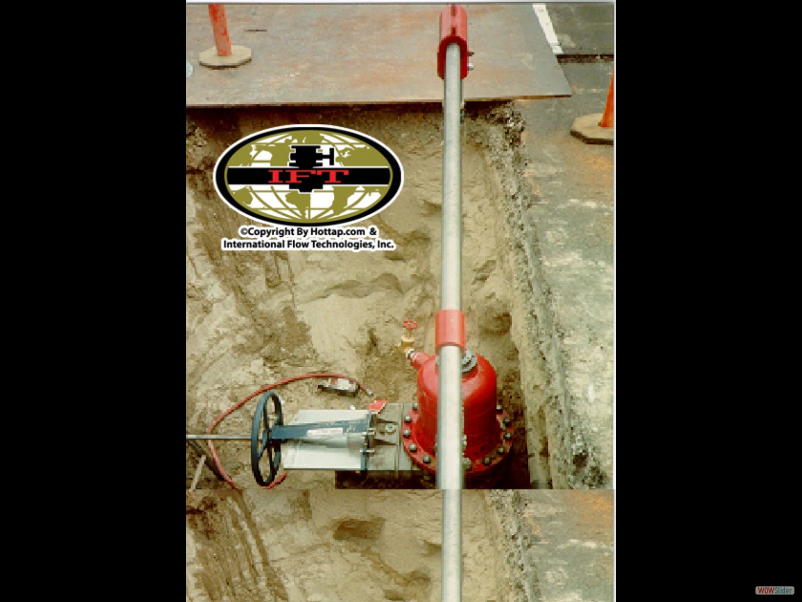 Linestop 100 used to complete a under ground pipe stop