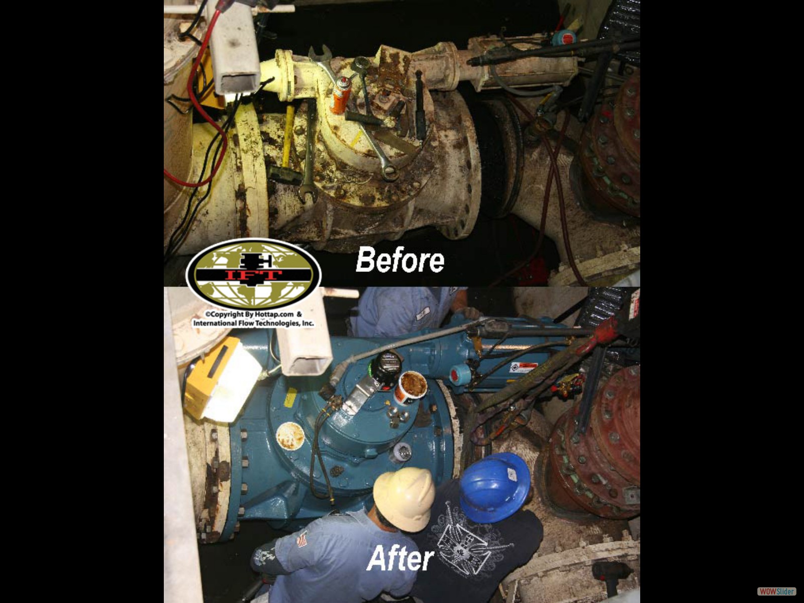 Valve replacement before after picture